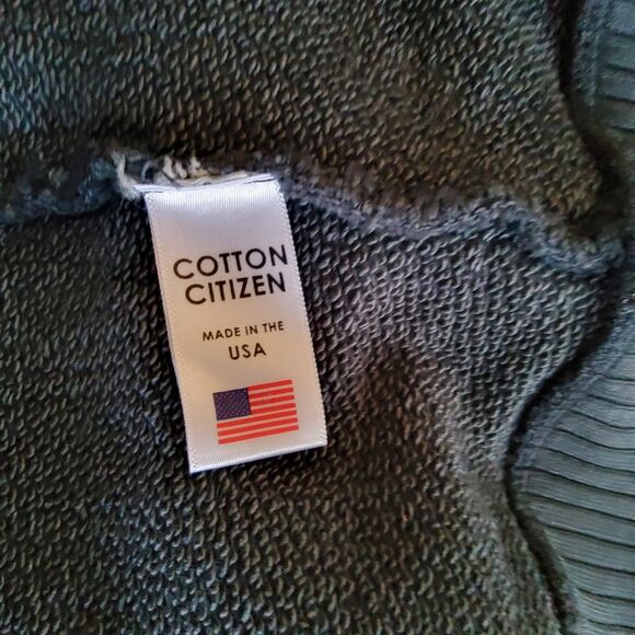 New Cotton Citizen Men's Hoodie Pullover Sweatshirt Size M Black - Picture 9 of 11